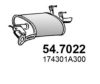 ASSO 54.7022 End Silencer